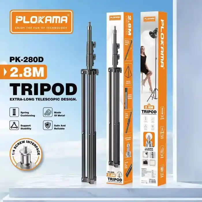 Plokama PK-280D 2.8m professional Camera Tripod
